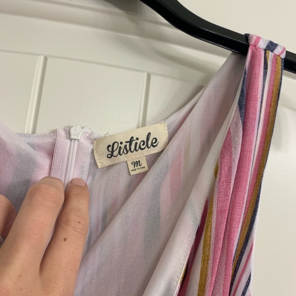 Striped jumpsuit - Picture 2 of 4